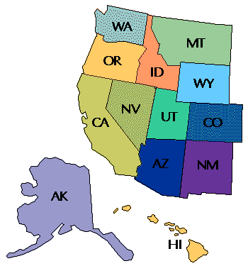 Western United States Zone in American Banner Exchange.